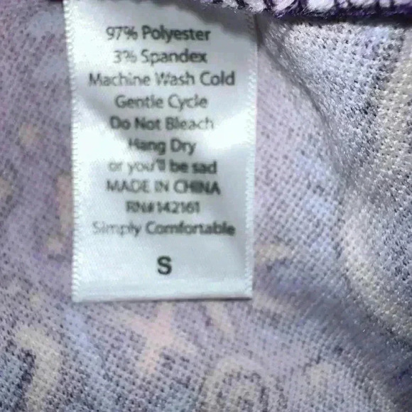 Lularoe Small Purple geometric Azure a-line skirt. Thick knit. NWT - Picture 3 of 4